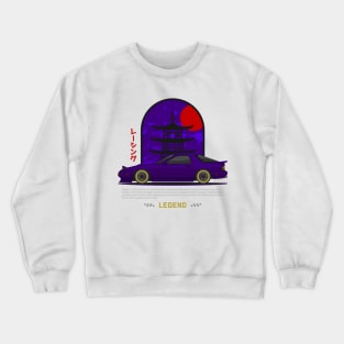 Midnight Racer Purple FC3S RX7 JDM Crewneck Sweatshirt